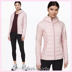 NWT- Lululemon Women's Down For It All Jacket Porcelain Pink sz.6